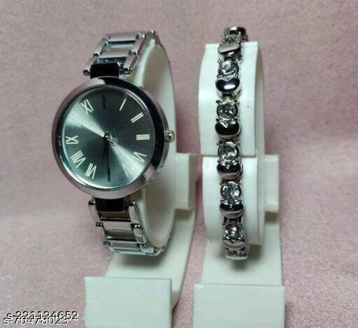 Classy Women Analog Watches Fancy Solid  Designer Alluring Stainless Steel Kadi Belt Analog Women Watches