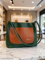 Dixon Dixon DIXON Synthetic Leather Classy Design Trendy Shoulder Handheld Handbag For Women