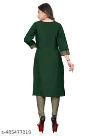 NEW TRENDING EMODRIED KURTY FOR WOMEN AND FULL COTTON KURTY