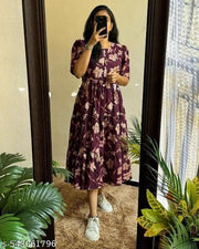 New Stylish Printed Anarkali Kurta