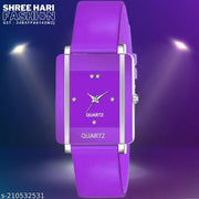  Super Rubber Casual Analog Watches For Women&Girl pack1