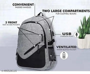 College Bag for Men & Women (Grey) 28L