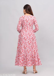 Printed Anarkali Full length Kurti