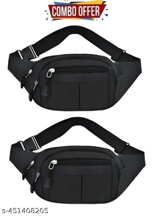 Waist Bag for Women and Men/Fanny Pack with 3-Zipper Pockets Waist Pouch for Hiking, Travel, Camping, Running, Sports Outdoors and Adventures Money Phone Belt with Adjustable Strap