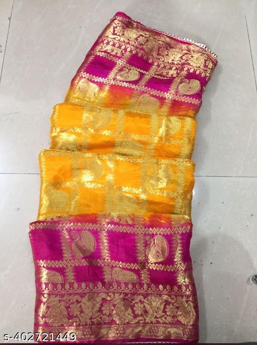 Women Nylon Zari Banarasi Silk Woven Designer Saree Art Silk Printed Kanjivaram Banarasi Silk Saree With Blouse Piece Style Saree Woven Banarasi Jacquard Art Silk Banarasi Copper Soft Silk Saree