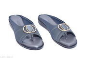 New Shamama women flat sandal and  girl fashionable stylish flip flops grey