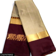 Hathi Design Silk Saree (Hathi Saree)