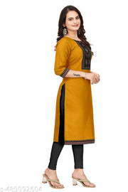 DESIGENER KURTI NEW COLLECTION COTTON BLEND STYLISH NEW TRENDY…