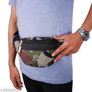 Rockzone-Enterprise-Waist-Bag-For-Men & Women-Leather-Zipper Closure-Adjustable Straps-Stylish waist bag