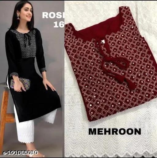 rayon kurti under 300