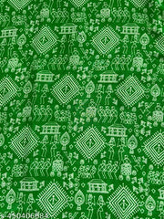 Fancy Georgette Printed  saree (With Lace Border)