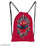 Printed Dori Bag Drawstring Backpack Small Bag Gym Bag tution bag Gift Bag for Everyday Use