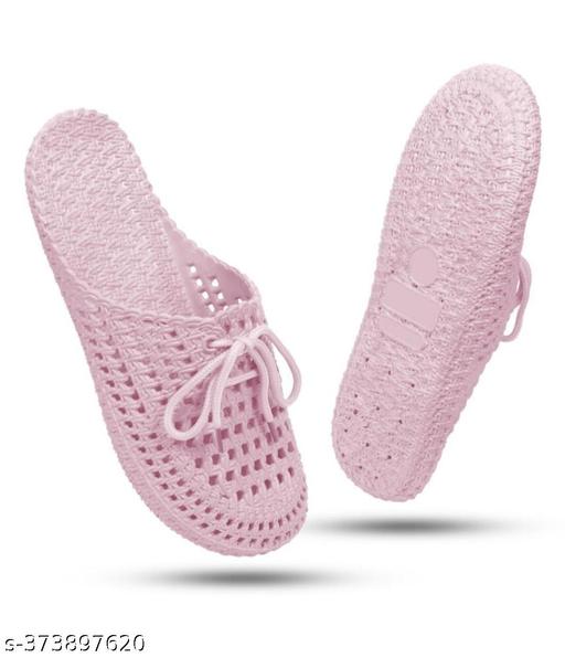 Begins Life Stylish and comfortable Half Shoe with Laces for women (Bindu Booty Pink)