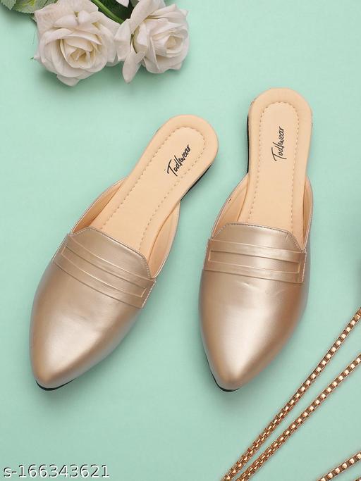 D strap Fancy Mules Bellies & Ballerinas, Flat sandals, New Model sandals for Girls, Open Back Sandals and Jutis