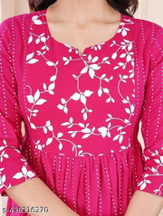 Pragya Textile Elegant Women's A-Line Kurti - Stylish, Comfortable Ethnic Wear for Daily & Festive Occasions