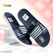 BRD-813 White Flying Knit Sliders For Men