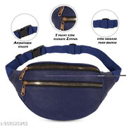 Waist Pack for Travel, Hiking & Sports – Unisex Zip Pouch Belt Bag for Phone, Money & Documents