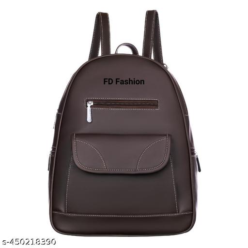 Trendy Premium  water proof 20L  Brown  Backpack for women I college backpack I picnic backpack I travel backpack I ladies backpack I girls backpack I backpack for  girls I trendy backpack I laptop backpack I