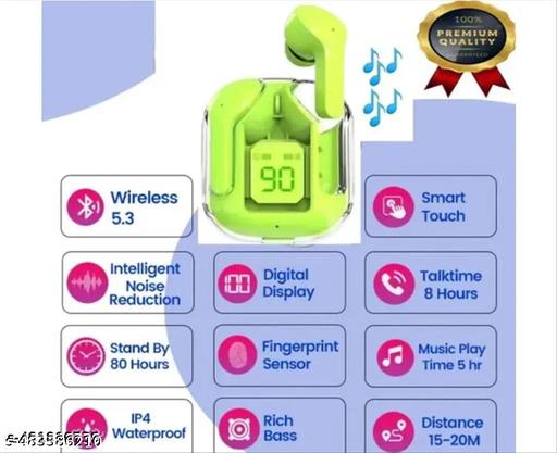ULTRAPODS Earbuds 12 hours playtime bluetooth wireless headphones earphone bluetooth headset