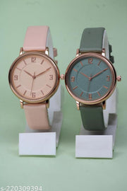 Attractive Ethnic Embossed Designer Leather Belt Analog Watches for Women Watches for Girls