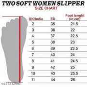 TWO SOFT Comfortable & Stylish Extra Soft Slippers/ Flip Flop for Women & Girls Combo of 2