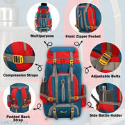 Bayo 80 Liter 26×14 Inches Water Resistance Travel Backpack Duffel Bag Luggage Bag for Outdoor Sport mountaineering Camping & Hiking Rucksack Bag trekking bag for men & women
