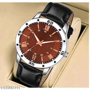 Yolako Brown Copper Romen Leather Analog Boy and Men Watch