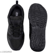 ASIAN Men's COSCO-13 Black Sports Running Walking & Gym LIghtWeight Stylish Shoes for Boys & Men