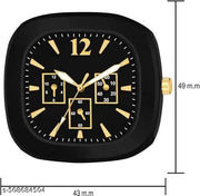 New Arrival Analogue Stylish Watch Square Silicon Strap for Men's & Boys| Fancy Men Analog Watches