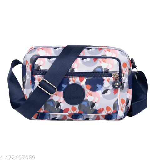 Crossbody Purse for Women, Nylon Waterproof Shoulder Purse, Messenger and travelling Bag Lightweight, Long Strap