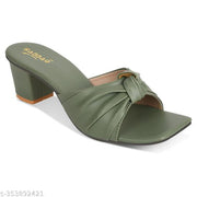Stylish Women’s Synthetic Leather Block Heel Sandals crafted for comfort, stability and elegance, making them perfect for office work, college routines, partywear, wedding events and daily outings with durable slip-resistant soles.