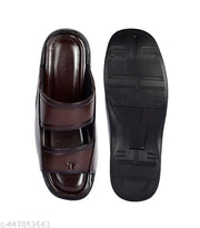 Synthetic Leather Brown Sandal for Men