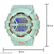 New Arrival Latest Unique Collection Digital Multi Function Sports Watch for Boys & Girls Fashionable Silicon Belt Small Dial Digital Watch for Boys & Girls Digital Men's Watch Trending Sports Watch for Kids