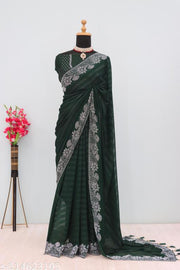 Womens partywear saree Chiffon Sarees Quality Selection