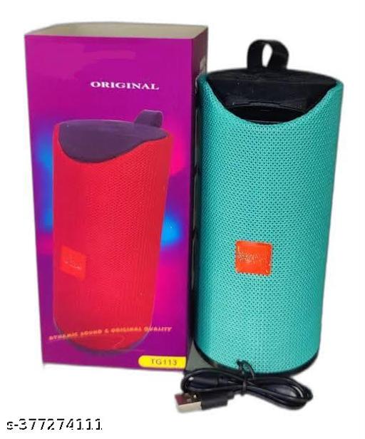 MLA VA WORLD TG-113 GRN High Bass 10W Bluetooth Speaker Thunder Sound Portable Thunder Sound (Random Colour) (Pack of 1)