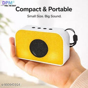 DPM Portable Music Speaker with Wireless Mic Bluetooth Karaoke Feature for Home Entertainment