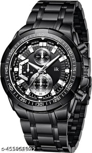 Awesome prices  zed black Men’s Super Running Racing Steel Belt Sports Suit Quartz Watch
