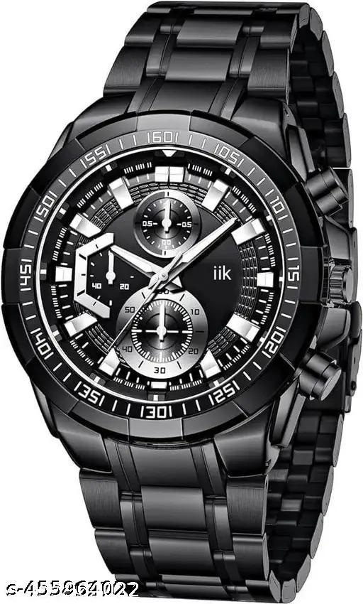 Awesome prices  zed black Men’s Super Running Racing Steel Belt Sports Suit Quartz Watch