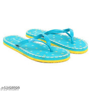 Phonolite Daily use Casual wear Hawaii chappal slipper Flexible Home use Light in weight Printed Comfortable for  all day flip flop for women and girls pack of 3