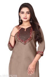 stylelist kurti with embraidered work