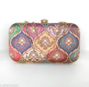 Attractive & Stylish Good Quality Printed Trendy Beautiful Clutch handbag Purse For Wedding, Party, Bridal, Casual