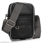 men leather sling bag side bag shoulder bag for men