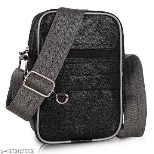 men leather sling bag side bag shoulder bag for men