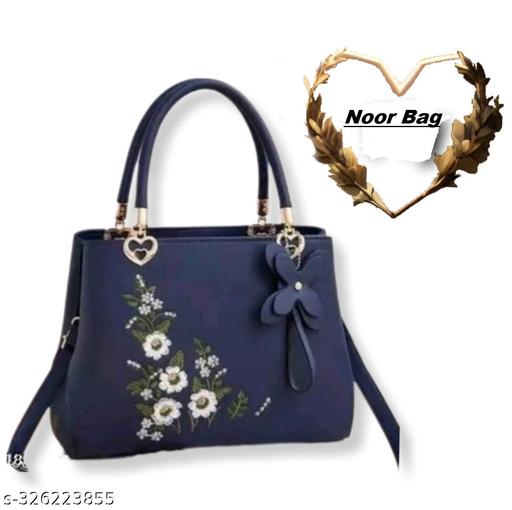 Handbag New Flower Embroided cute handdbag for Girls and Women | Ladies Purse Handbag | Woman Gifts | Women Shoulder Bags | Side Handbags | Wedding Gifts For Woman | Women Designer Bags | Travel Purse Handbag(black)