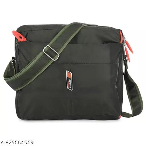 Unisex Sling Bag for Men Cross Body Utility Travel Office Business Messenger one Side Bag for Men and Women Unisex with Adjustable Strap (Pack of 1)