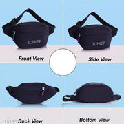 Waist Bag for Men Side Bag for Travel, Sports Waterproof & Adjustable Belt Pouch Fanny Waist Bag