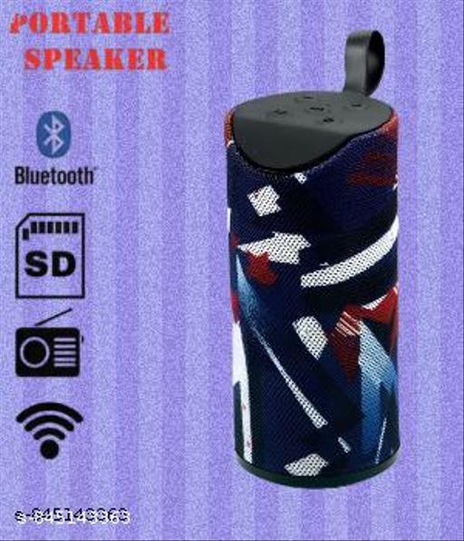 QUXXA TG-113 Best Bluetooth Wireless Speaker for DJ Party, Outdoor, Bedroom with Great Sound, Super Bass, Portable, Rechargeable Supports TF/USB/Pen Drive/AUX (Multi-Color)
