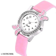 Trending Famous Stylish Boys Sports Watch + Womens/Girls Analog Watch Butterfly Pattern
