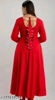 Dupatta with red gown
