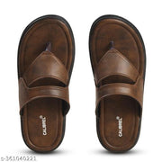 CALIBREL Men Brown Slippers | Slipper for men | Sandals for Men| Casual Sandals | Stylish, Comfortable & Durable | Men's Flip-Flops | Trendy men's footwear | Chappal for men | for Daily & Occasion